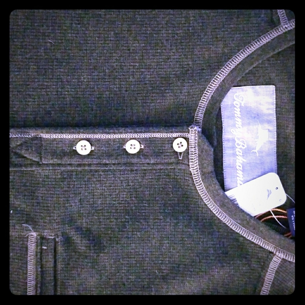 Men's XL Tommy Bahama Island Thermal Henley